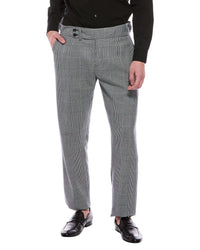 Isaia Isaia Houndstooth Wool Trouser