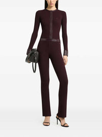 COURREGES Courreges Women Ribbed Cardigan With Vinyl Trim