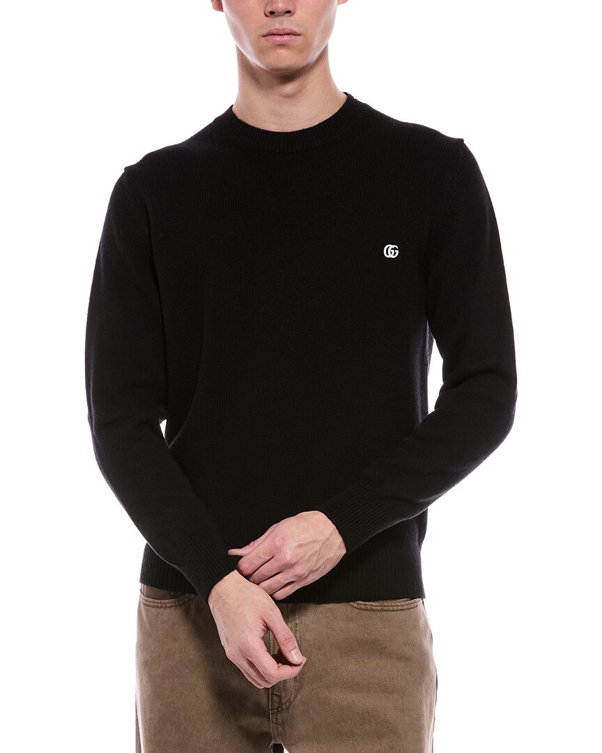 Gucci Gucci Wool & Cashmere-Blend Crewneck Sweater