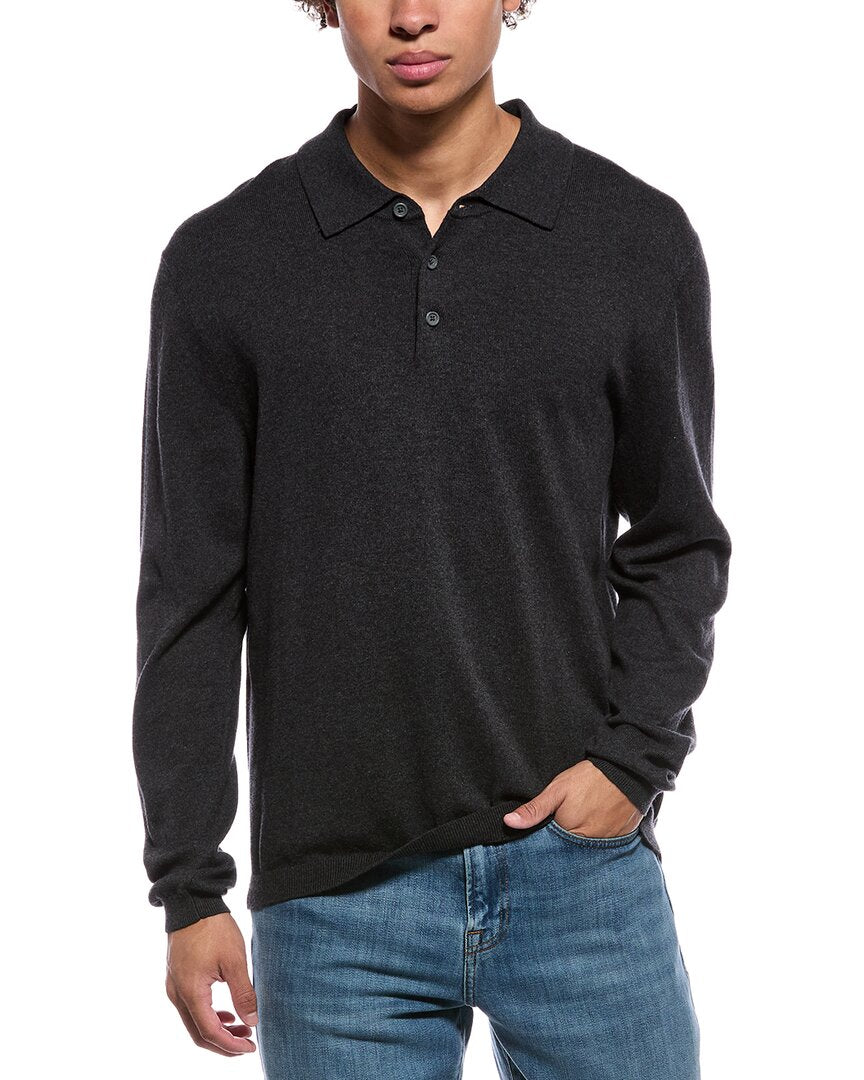 Weatherproof Vintage Cashmere-Blend Polo Sweater