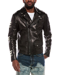 Palm Angels Palm Angels Leather Jacket