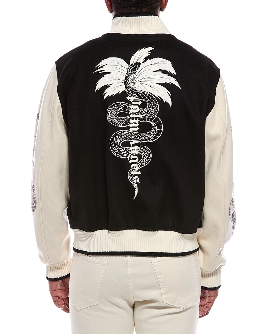 Palm Angels Palm Angels Logo Wool-Blend Jacket