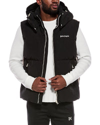 Palm Angels Palm Angels Hooded Puffer Vest