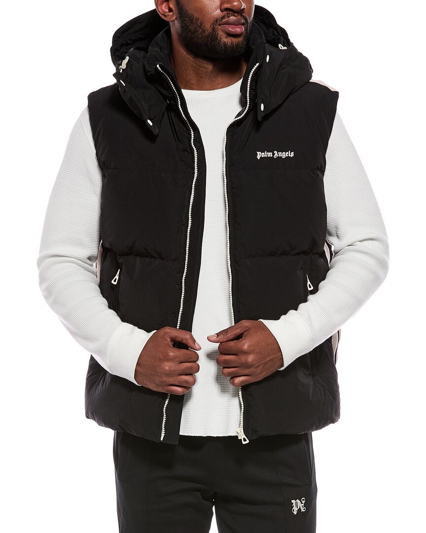 Palm Angels Palm Angels Hooded Puffer Vest