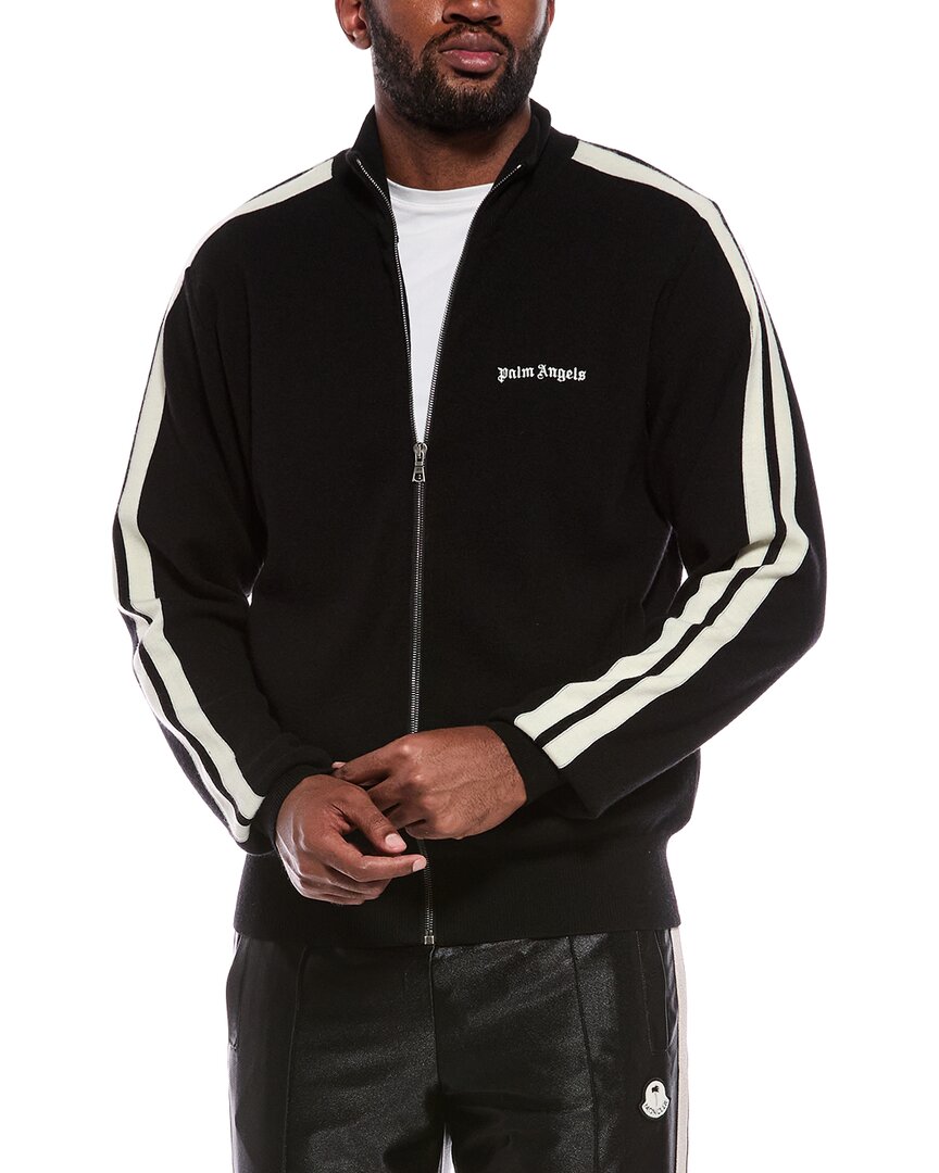 Palm Angels Palm Angels Knit Wool & Cashmere-Blend Jacket