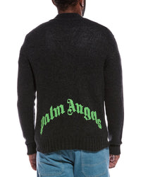 Palm Angels Palm Angels Wool & Cashmere-Blend Cardigan