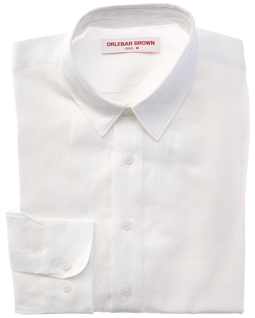Orlebar Brown Orlebar Brown Percy Linen Dress Shirt