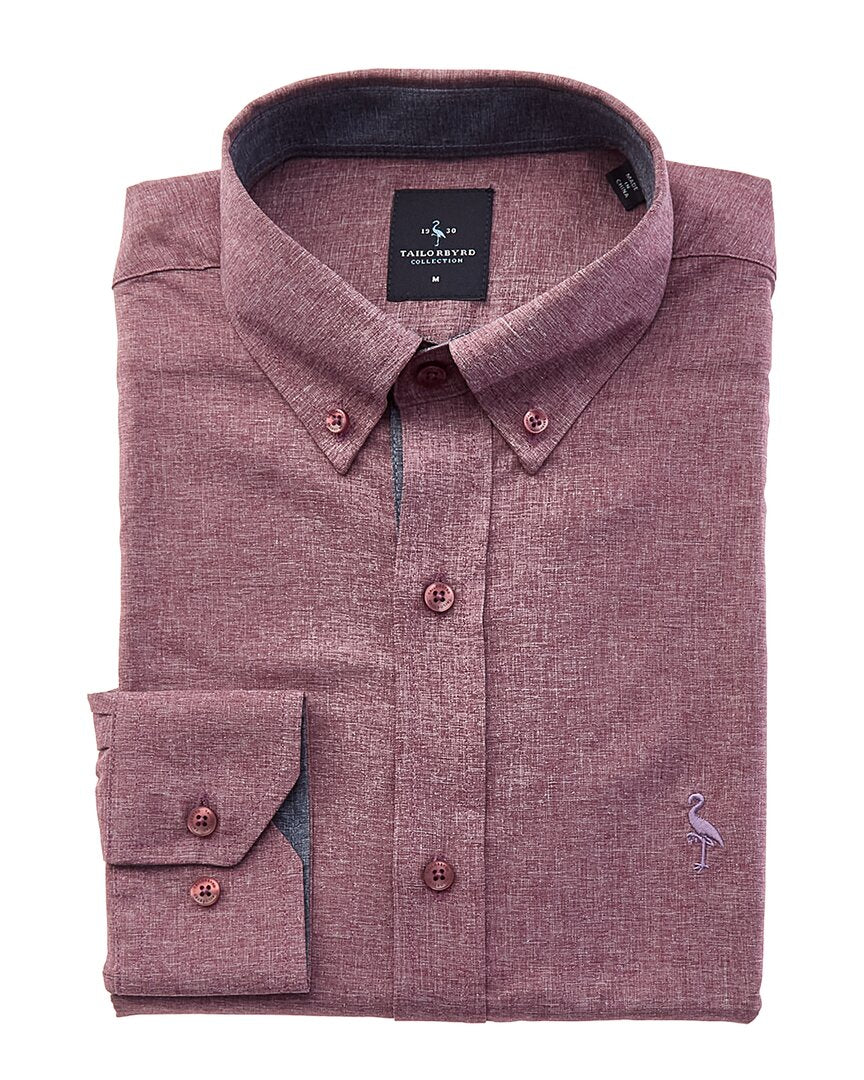 Tailorbyrd Melange Performance Dress Shirt