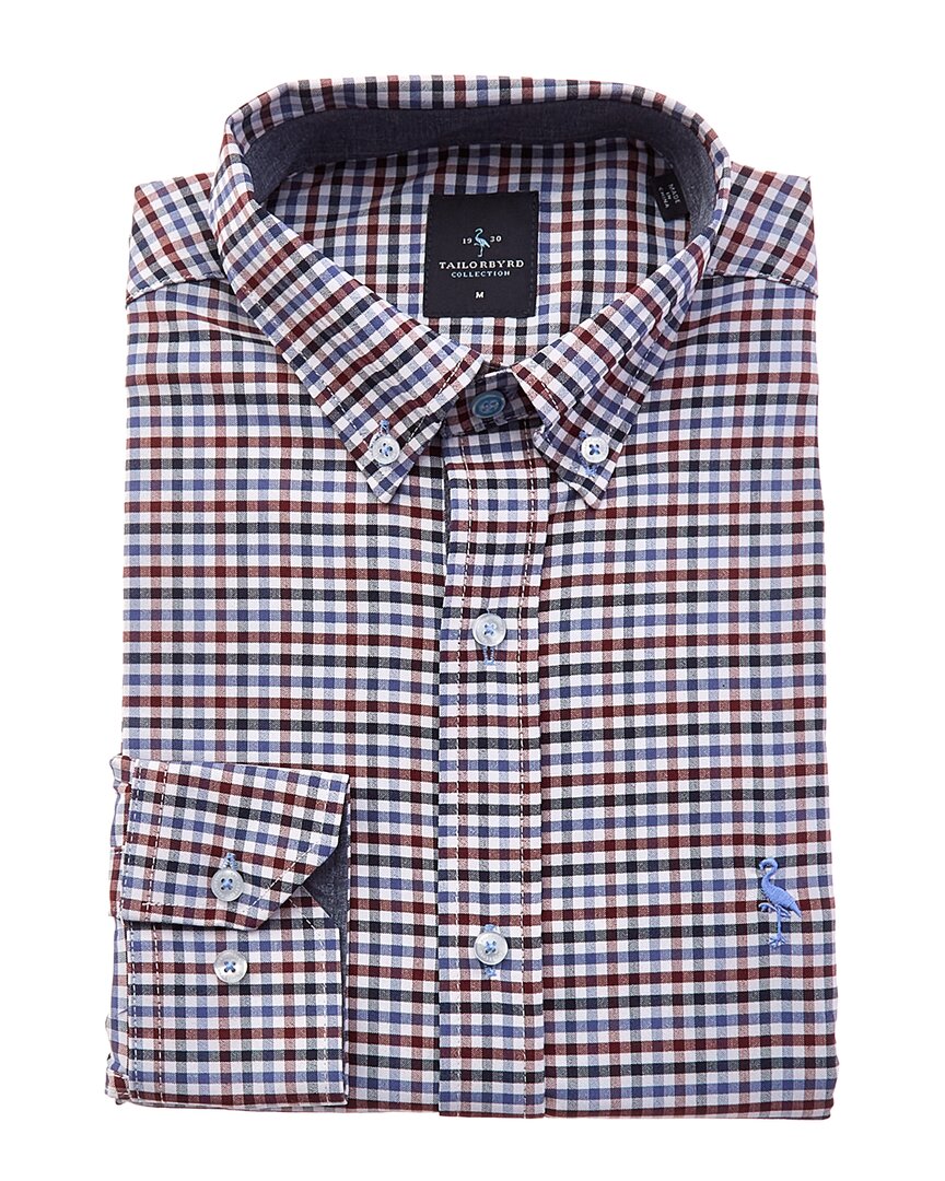 Tailorbyrd Gingham Performance Dress Shirt
