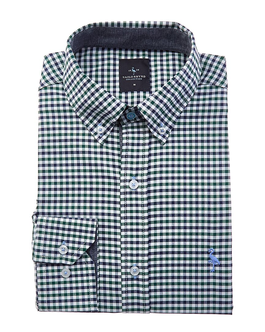 Tailorbyrd Gingham Performance Dress Shirt