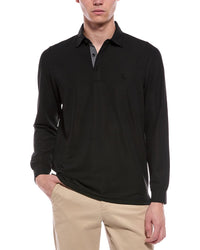 TailorByrd Tailorbyrd Micro Grid Performance Polo Shirt