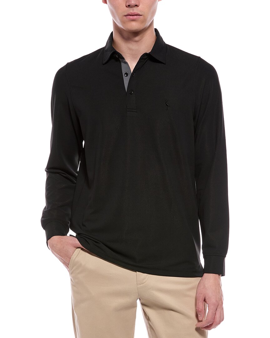 TailorByrd Tailorbyrd Micro Grid Performance Polo Shirt
