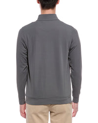TailorByrd Tailorbyrd Micro Grid Textured Performance 1/4-Zip Pullover