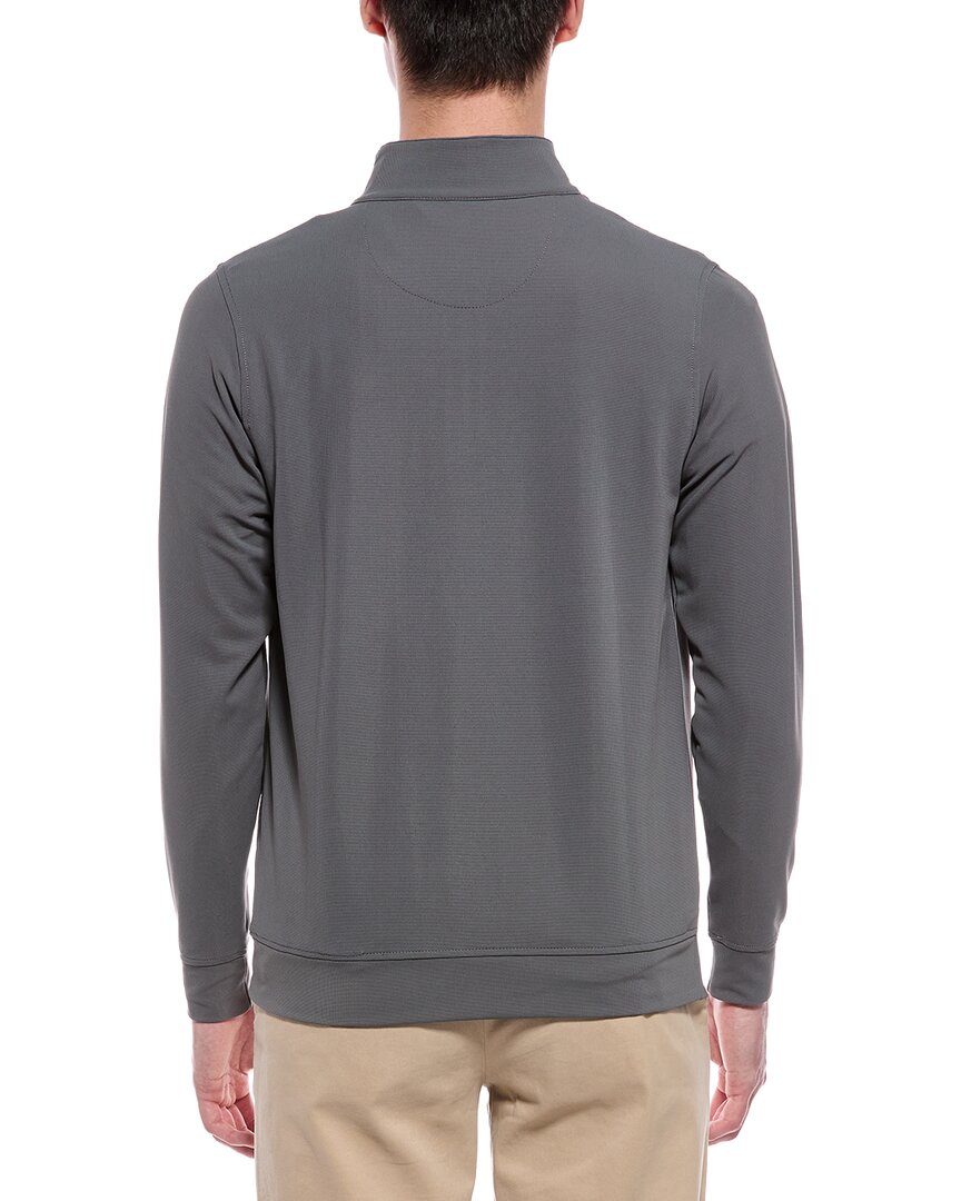 TailorByrd Tailorbyrd Micro Grid Textured Performance 1/4-Zip Pullover