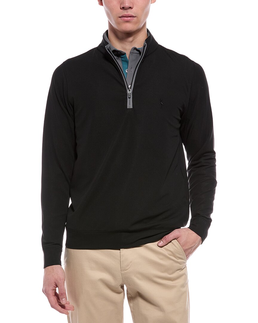 TailorByrd Tailorbyrd Micro Grid Textured Performance 1/4-Zip Pullover