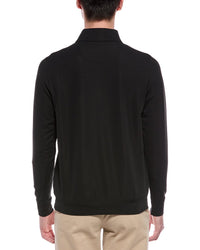 TailorByrd Tailorbyrd Micro Grid Textured Performance 1/4-Zip Pullover