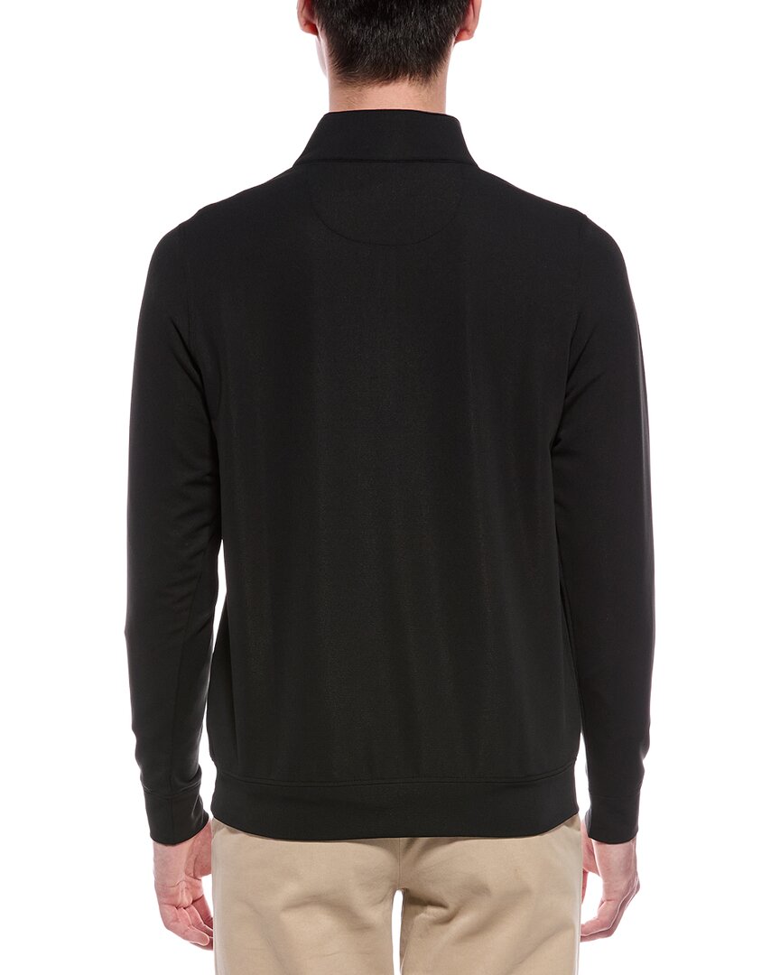 TailorByrd Tailorbyrd Micro Grid Textured Performance 1/4-Zip Pullover