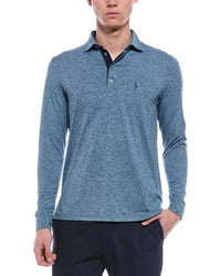 TailorByrd Tailorbyrd Brushed Mélange Polo Shirt