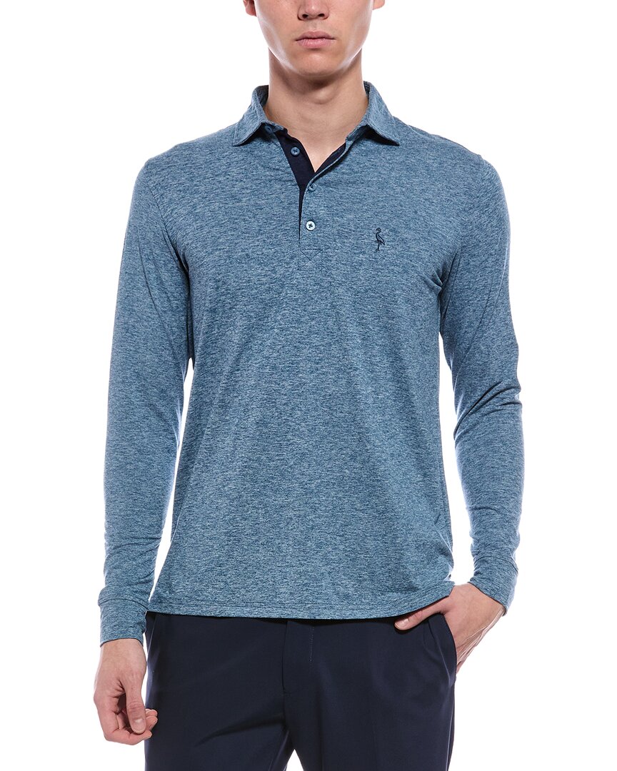 TailorByrd Tailorbyrd Brushed Mélange Polo Shirt