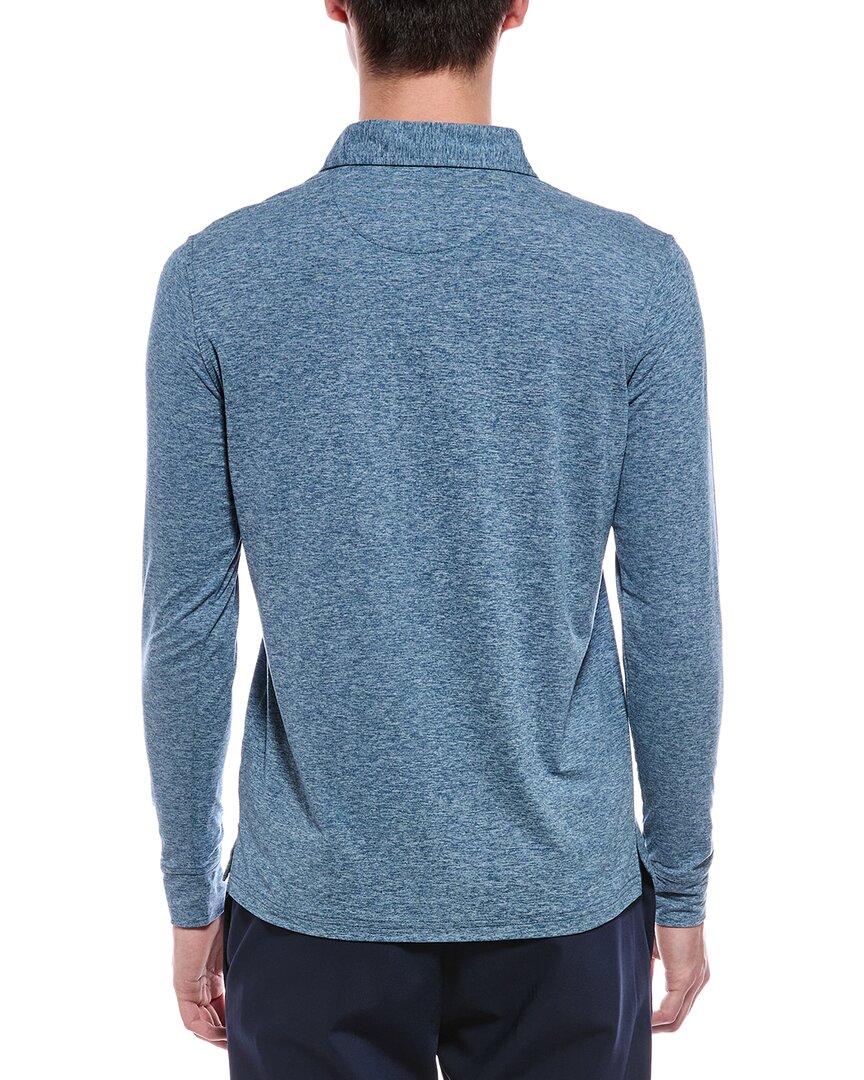 TailorByrd Tailorbyrd Brushed Mélange Polo Shirt