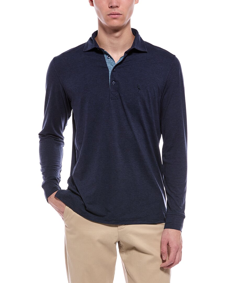 TailorByrd Tailorbyrd Brushed Mélange Polo Shirt