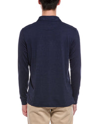 TailorByrd Tailorbyrd Brushed Mélange Polo Shirt