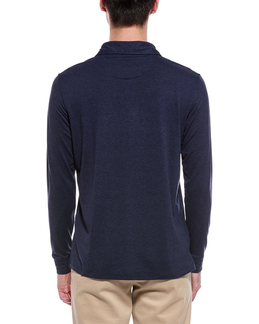 TailorByrd Tailorbyrd Brushed Mélange Polo Shirt