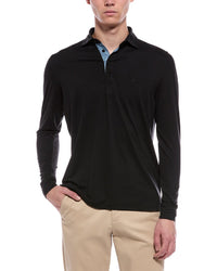 TailorByrd Tailorbyrd Brushed Mélange Polo Shirt