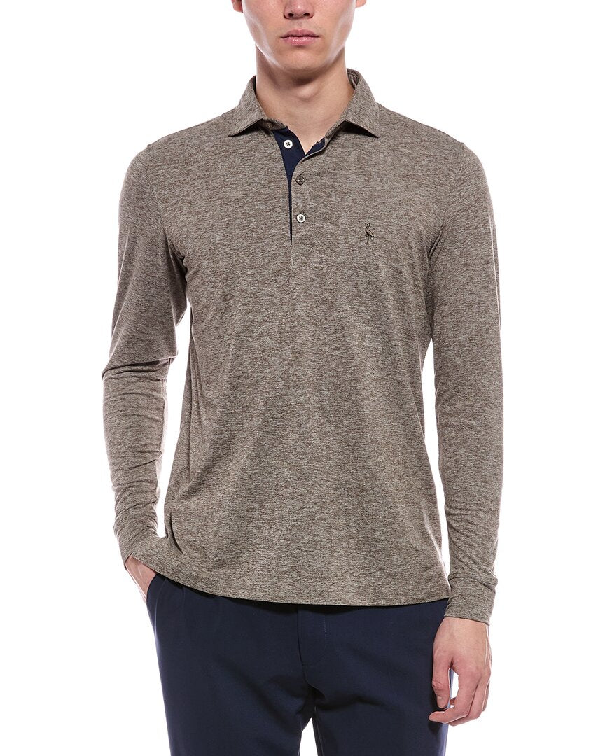 Tailorbyrd Brushed Mélange Polo Shirt