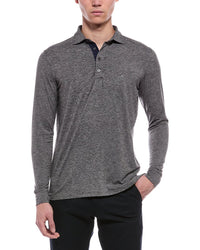 TailorByrd Tailorbyrd Brushed Mélange Polo Shirt
