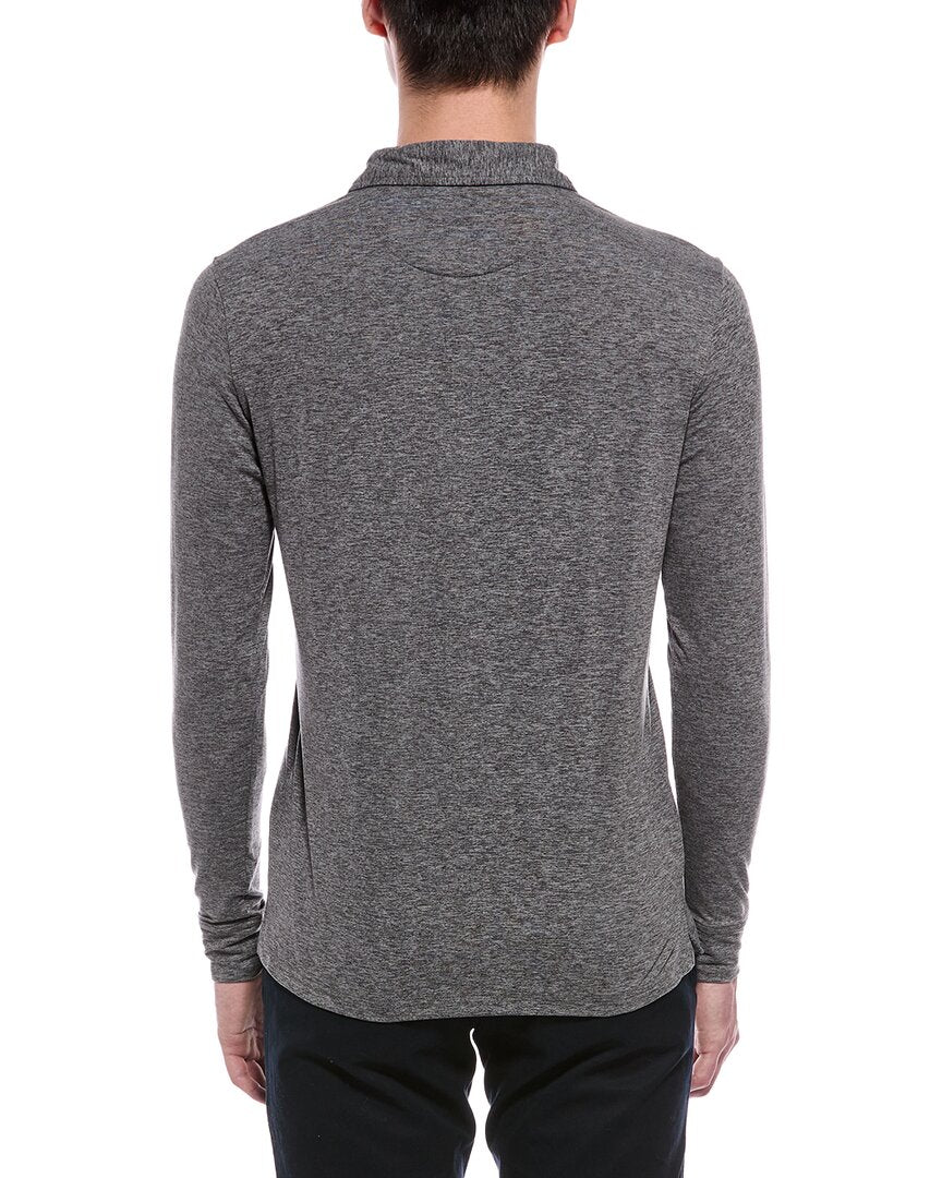 TailorByrd Tailorbyrd Brushed Mélange Polo Shirt