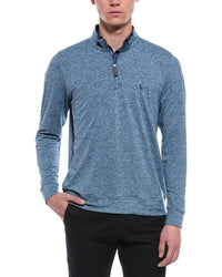 TailorByrd Tailorbyrd Brushed Mélange 1/4-Zip Pullover