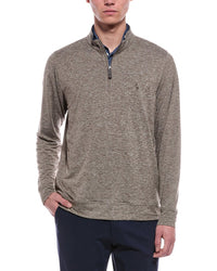 TailorByrd Tailorbyrd Brushed Mélange 1/4-Zip Pullover