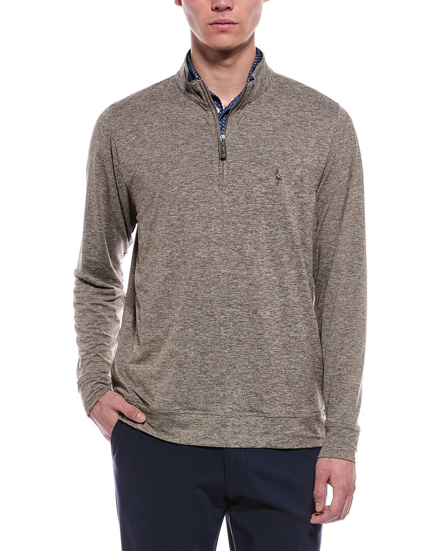TailorByrd Tailorbyrd Brushed Mélange 1/4-Zip Pullover