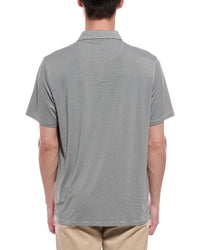TailorByrd Tailorbyrd Mini Stripe Performance Polo Shirt