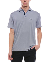 TailorByrd Tailorbyrd Mini Stripe Performance Polo Shirt