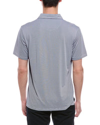 TailorByrd Tailorbyrd Mini Stripe Performance Polo Shirt