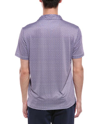 TailorByrd Tailorbyrd Diamond Geo Performance Polo Shirt