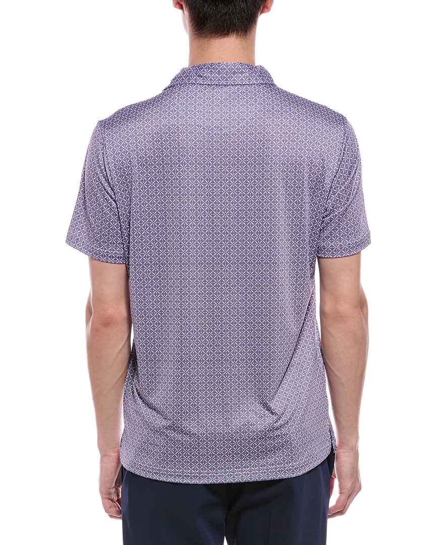 TailorByrd Tailorbyrd Diamond Geo Performance Polo Shirt