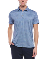 TailorByrd Tailorbyrd Diamond Geo Performance Polo Shirt