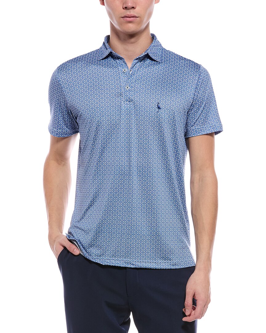 TailorByrd Tailorbyrd Diamond Geo Performance Polo Shirt