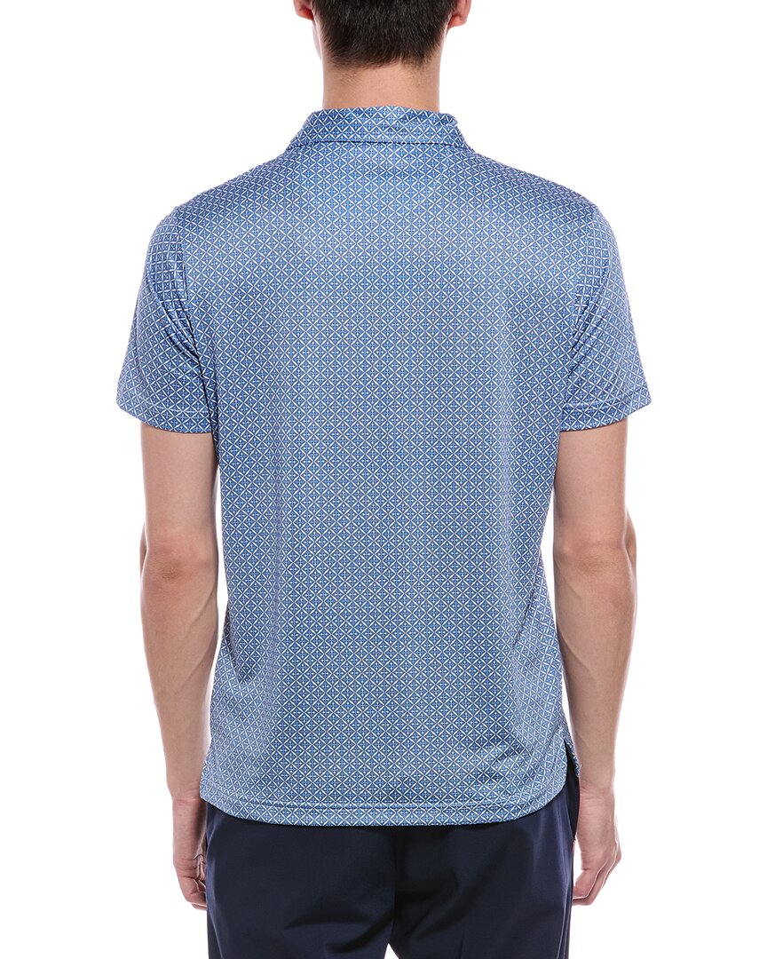 TailorByrd Tailorbyrd Diamond Geo Performance Polo Shirt