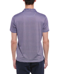 TailorByrd Tailorbyrd Geo Floral Performance Polo Shirt