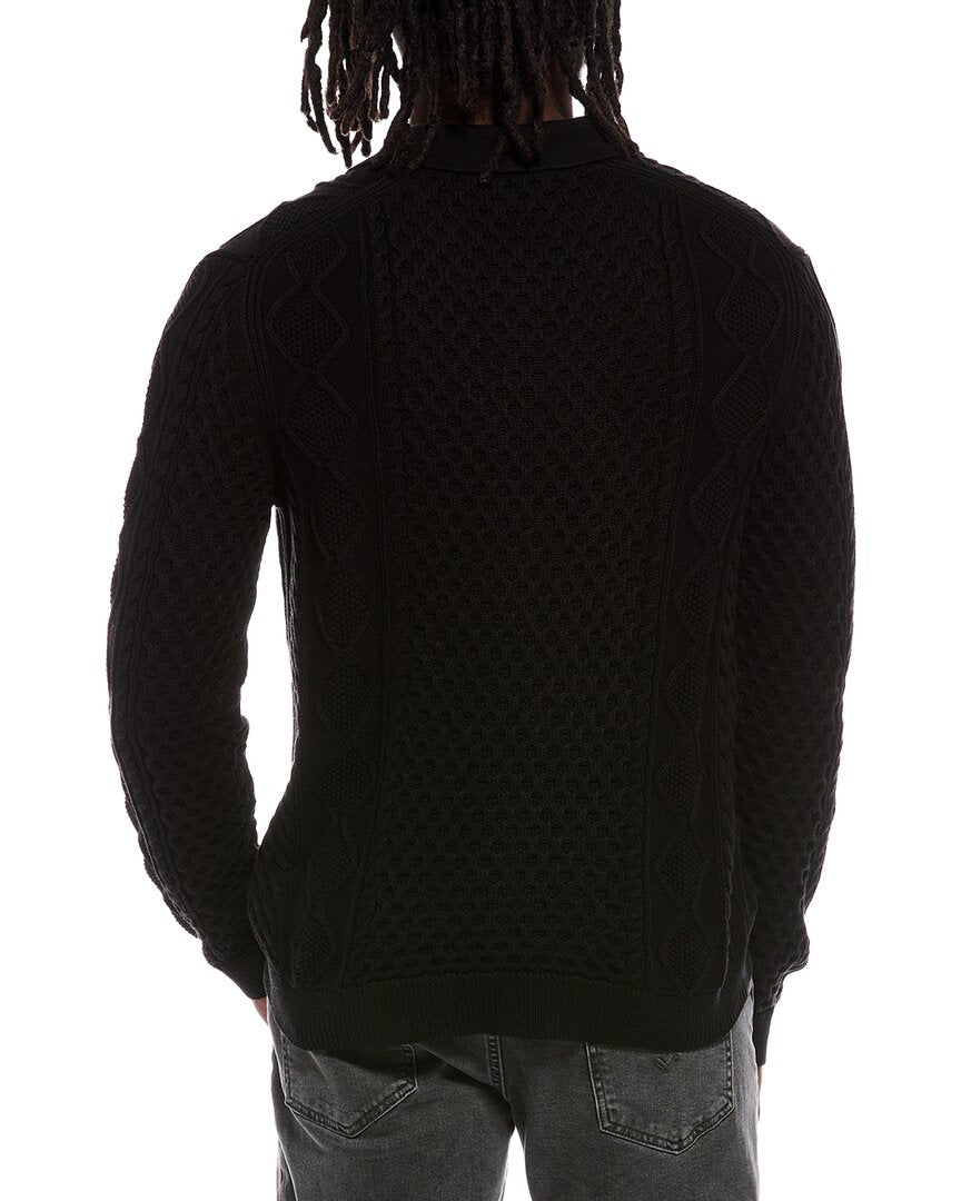 John Varvatos Haynes Johnny Collar Sweater