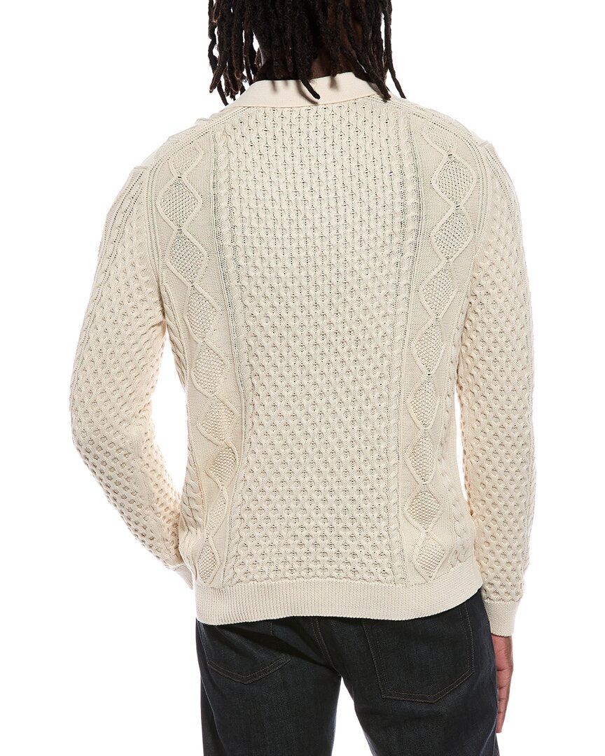 John Varvatos Haynes Johnny Collar Sweater