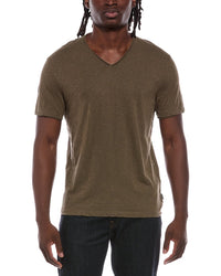 John Varvatos Miles Slub V-Neck Shirt