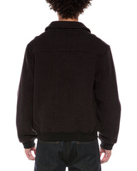 Neiman Marcus Wool-Blend Bomber Jacket
