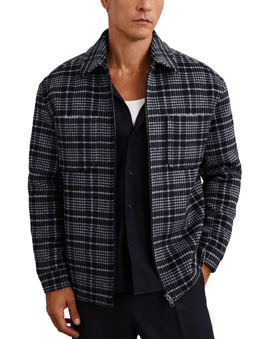 Reiss Reiss Vitarli Wool-Blend Casual Shirt