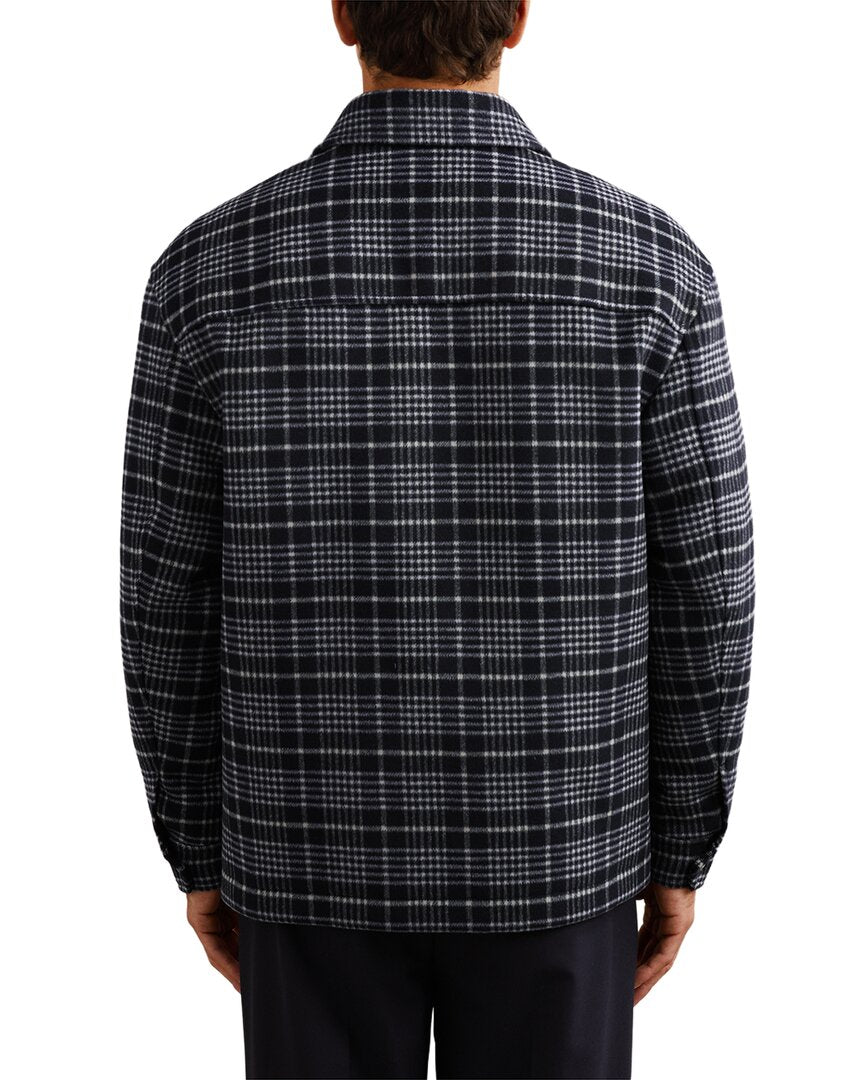 Reiss Reiss Vitarli Wool-Blend Casual Shirt