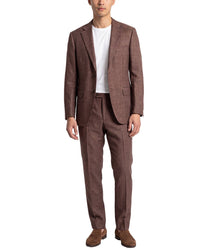 Canali Canali 2Pc Wool, Silk, & Linen-Blend Suit